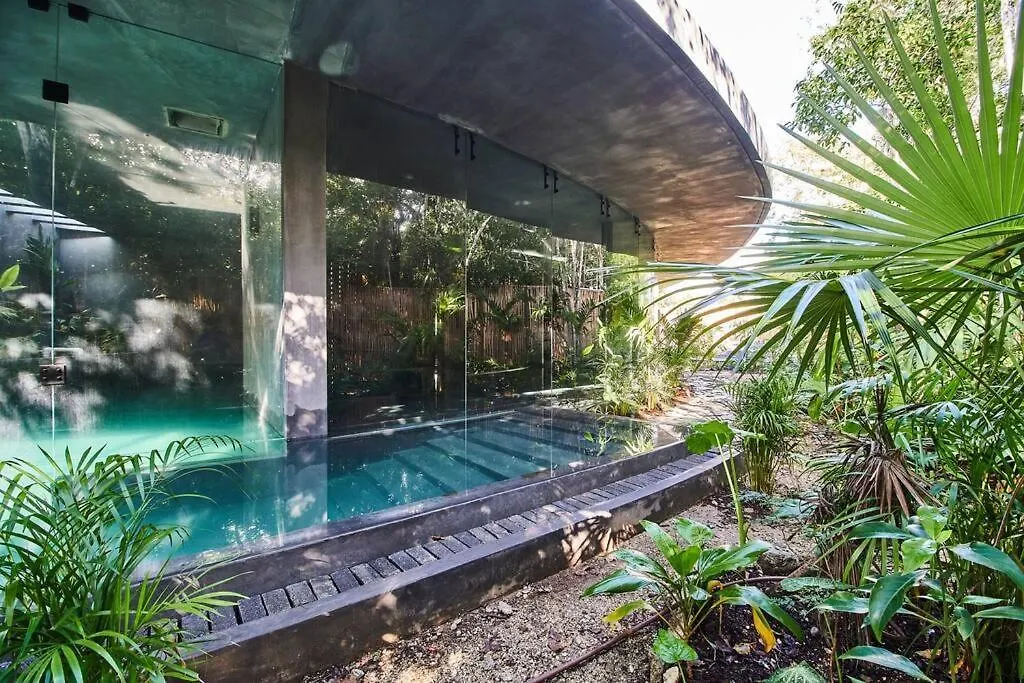 아파트 Nuuch Classy Ph W/ Private Pool/Rooftop, Aldea Zama 툴룸 멕시코