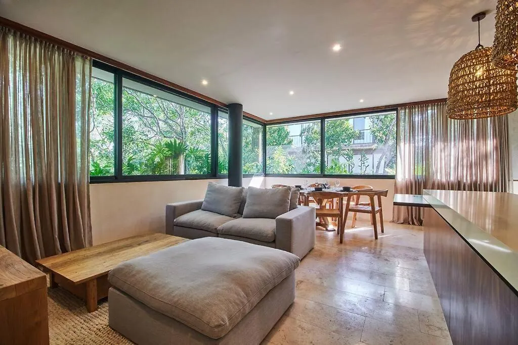 Nuuch Classy Ph W/ Private Pool/Rooftop, Aldea Zama Tulum Apartment