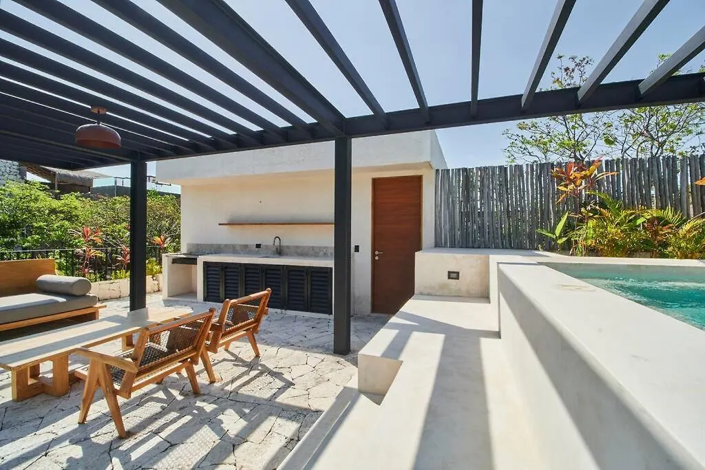 Apartment Nuuch Classy Ph W/ Private Pool/Rooftop, Aldea Zama Tulum