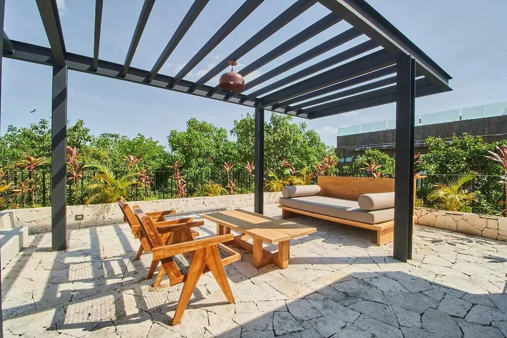 Nuuch Classy Ph W/ Private Pool/Rooftop, Aldea Zama Tulum
