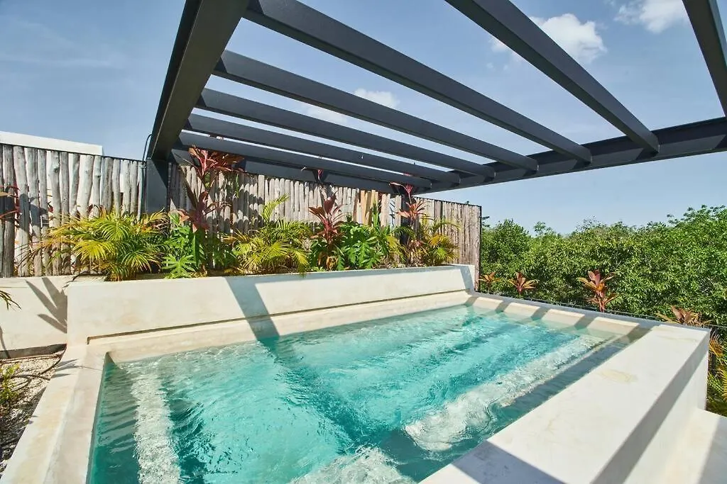Nuuch Classy Ph W/ Private Pool/Rooftop, Aldea Zama Tulum 0*,
